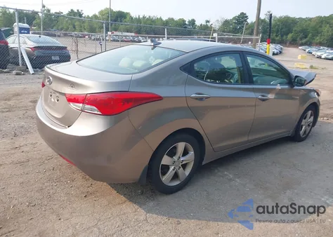 2013 Hyundai Elantra Gls из США, поврежденный, VIN 5NPDH4AE0DH247460